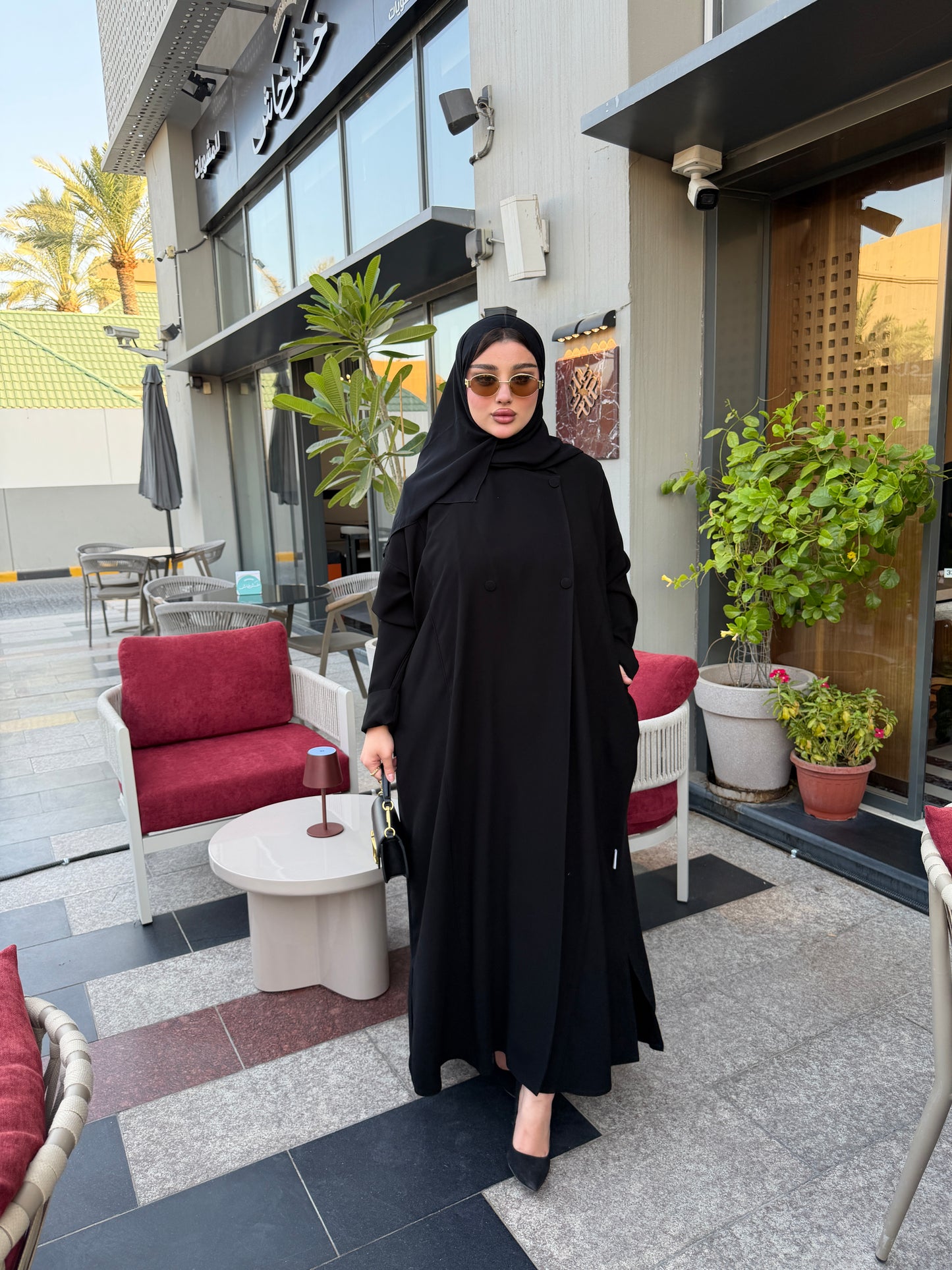 Noir Cape Abaya