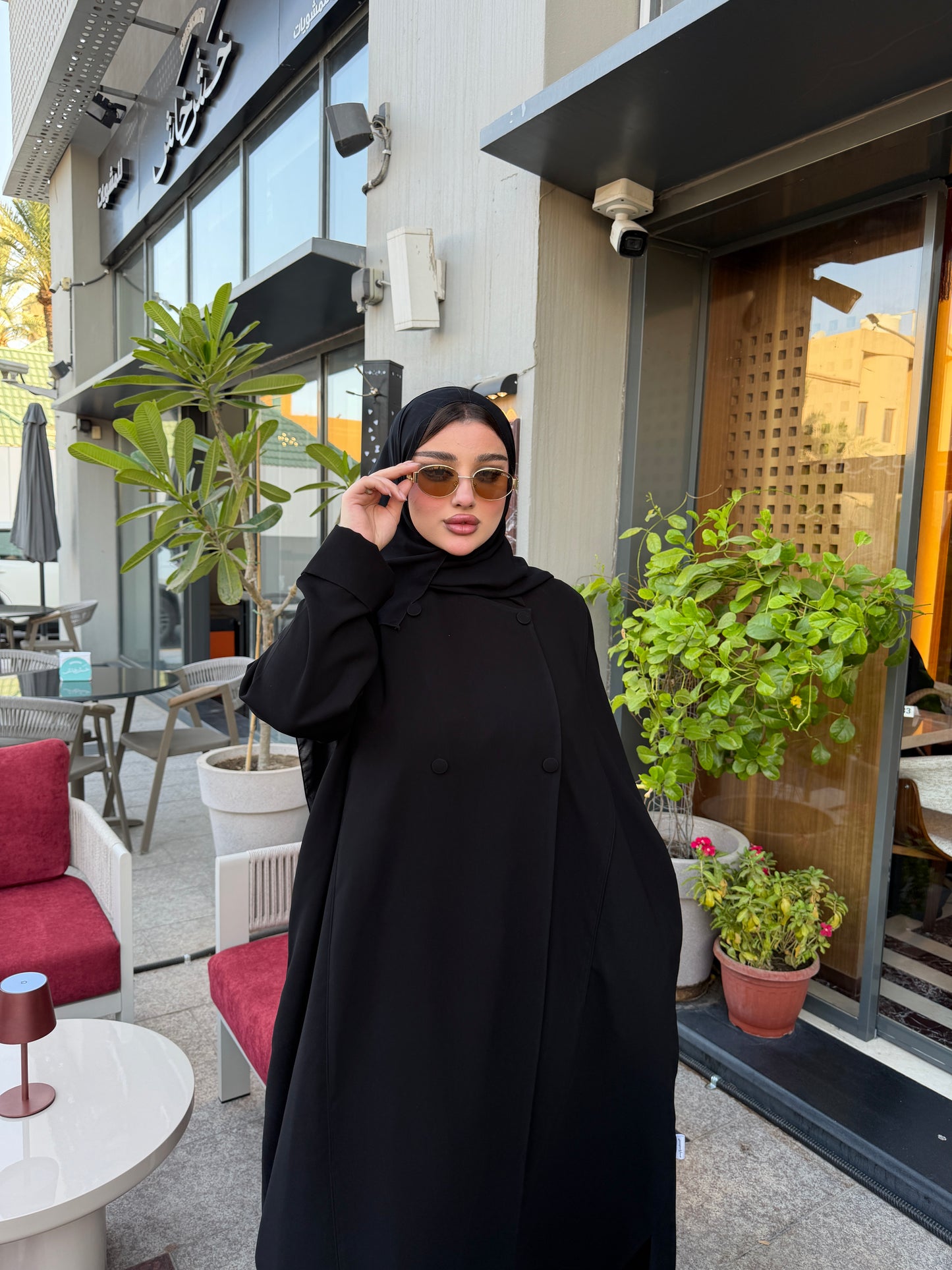 Noir Cape Abaya