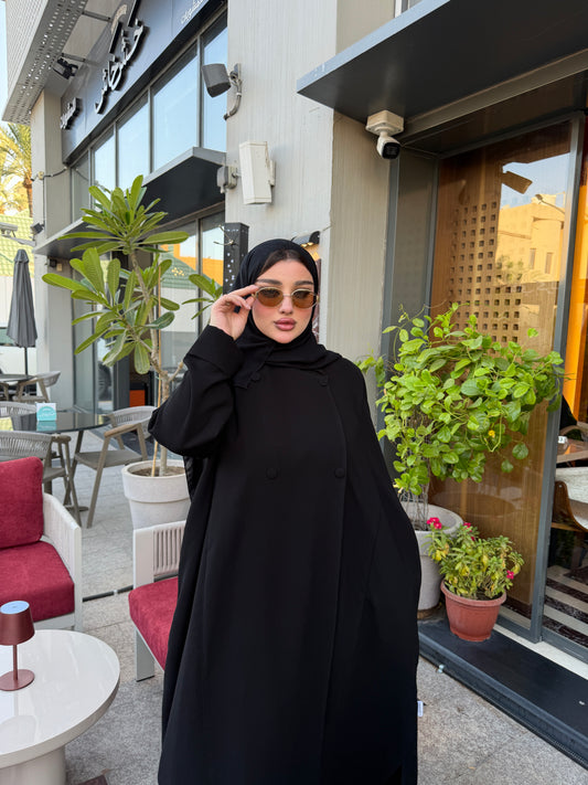Noir Cape Abaya