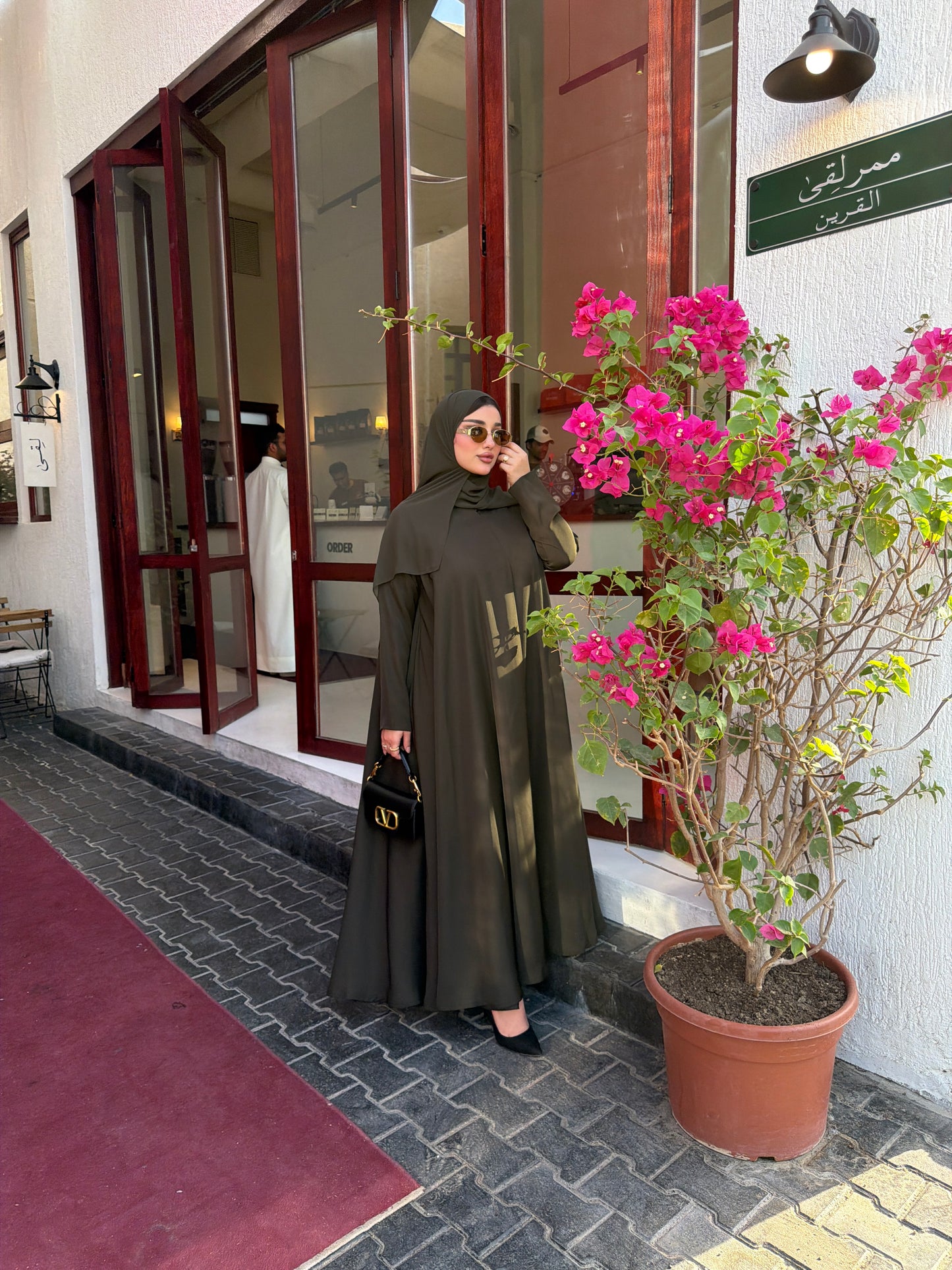 Olive Breeze Abaya