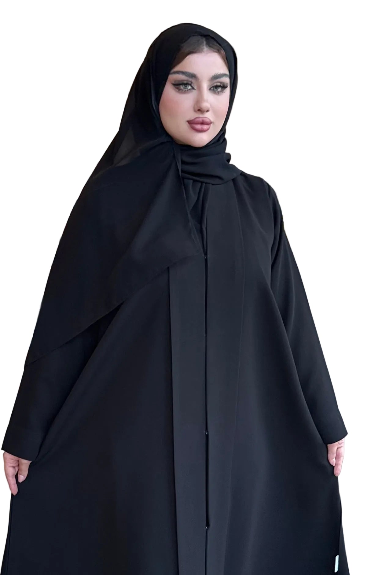 عباية سوداء بسيطة واسعة