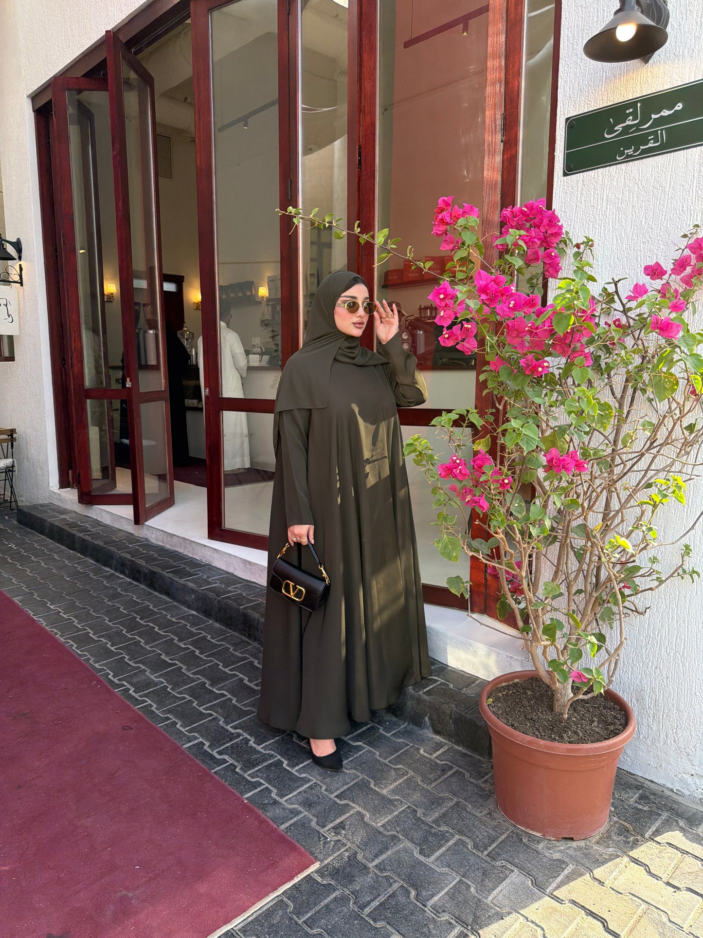Olive Breeze Abaya
