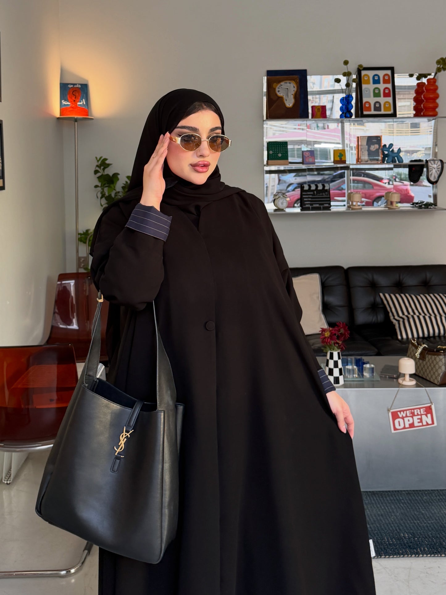 Blue Abaya