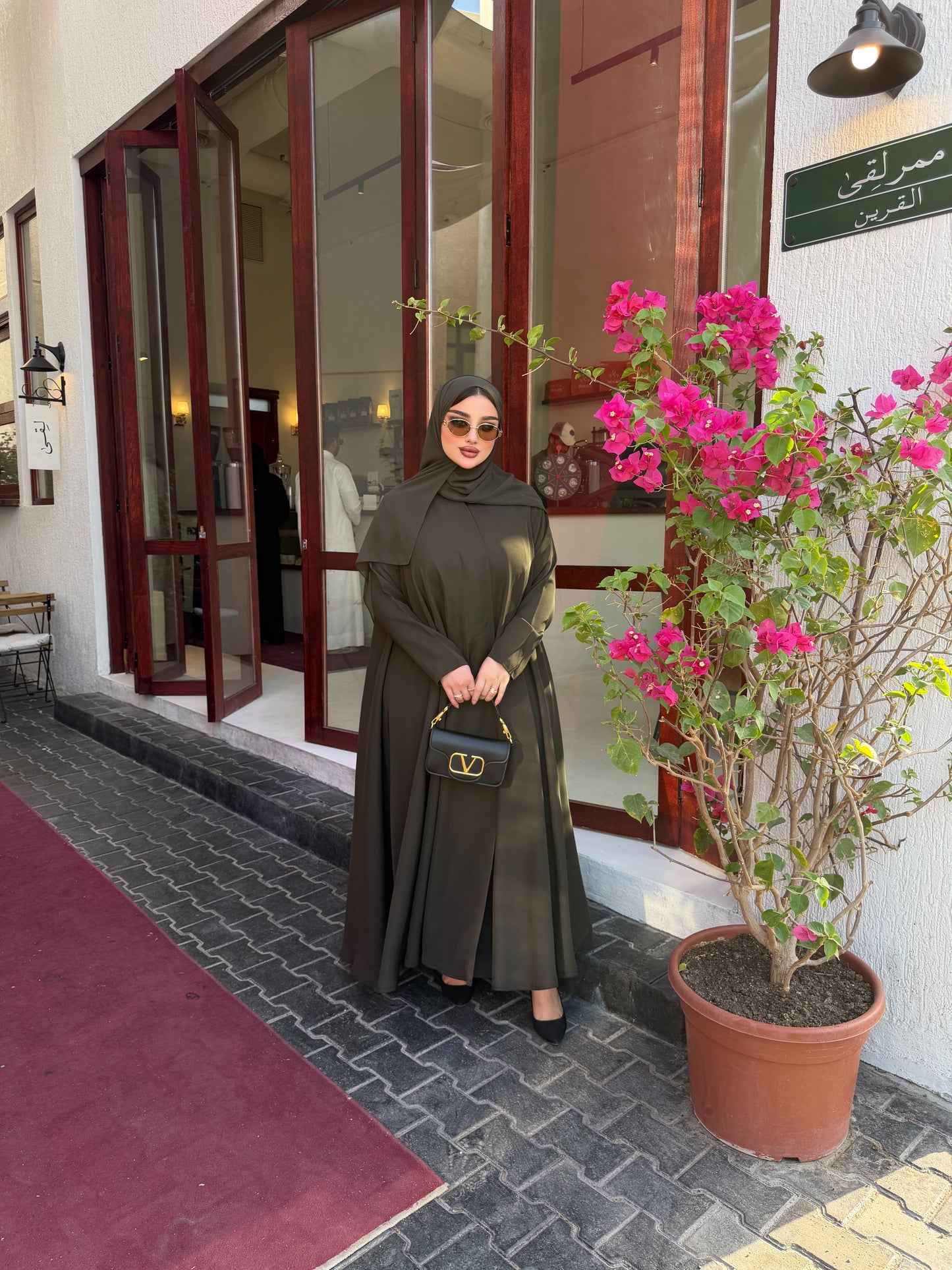 Olive Breeze Abaya